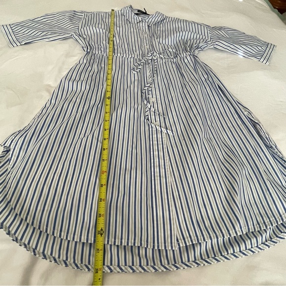 Velvet Heart JENNEVA OIA BLUE STRIPE Shirt Dress - Picture 10 of 12